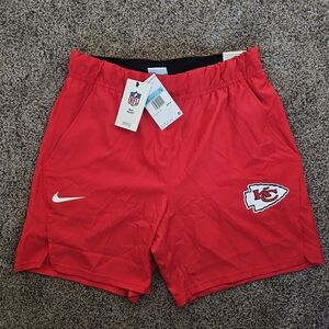 Nike 7" Dri-Fit Blitz Victory Shorts NFL Kansas City Chiefs Size Medium